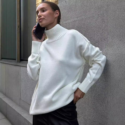 ModeLuxe™- Pull Col Roulé Chic